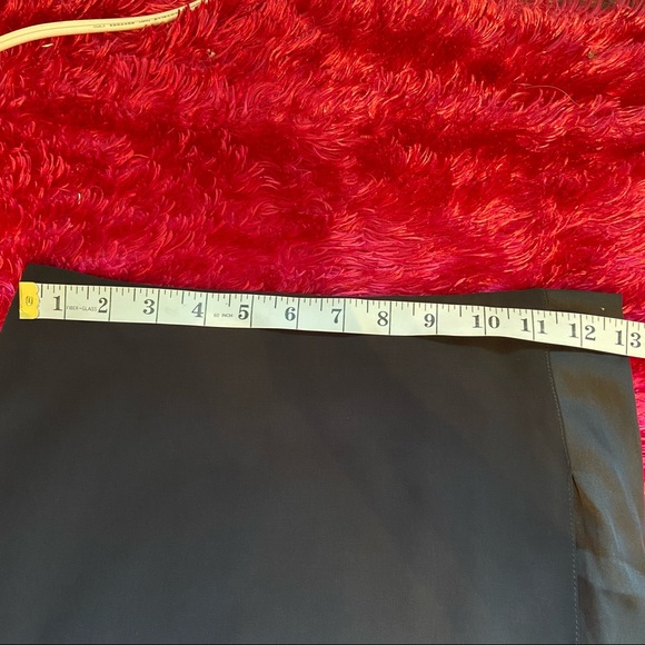 ASOS Black Chiffon High Slit Skirt Size 2 - Picture 14 of 16